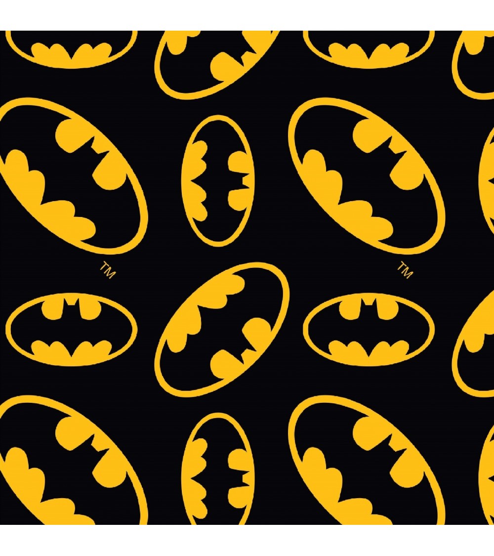 3132390-00 TESSUTO COT.cm110 Batman Logo