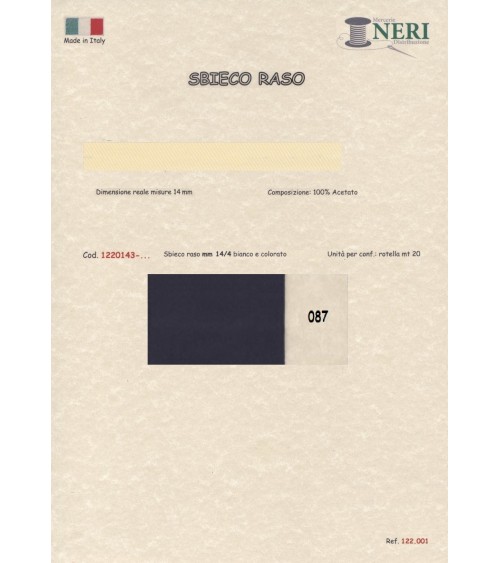 1220143-087 SBIECO RASO ACETATO mm14