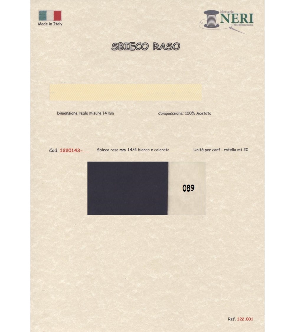 1220143-089 SBIECO RASO ACETATO mm14