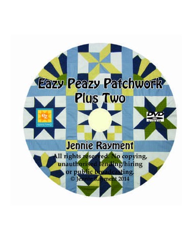 E151 J.RAYMENT - EAZY PEAZY PATCHWORK TWO DVD**