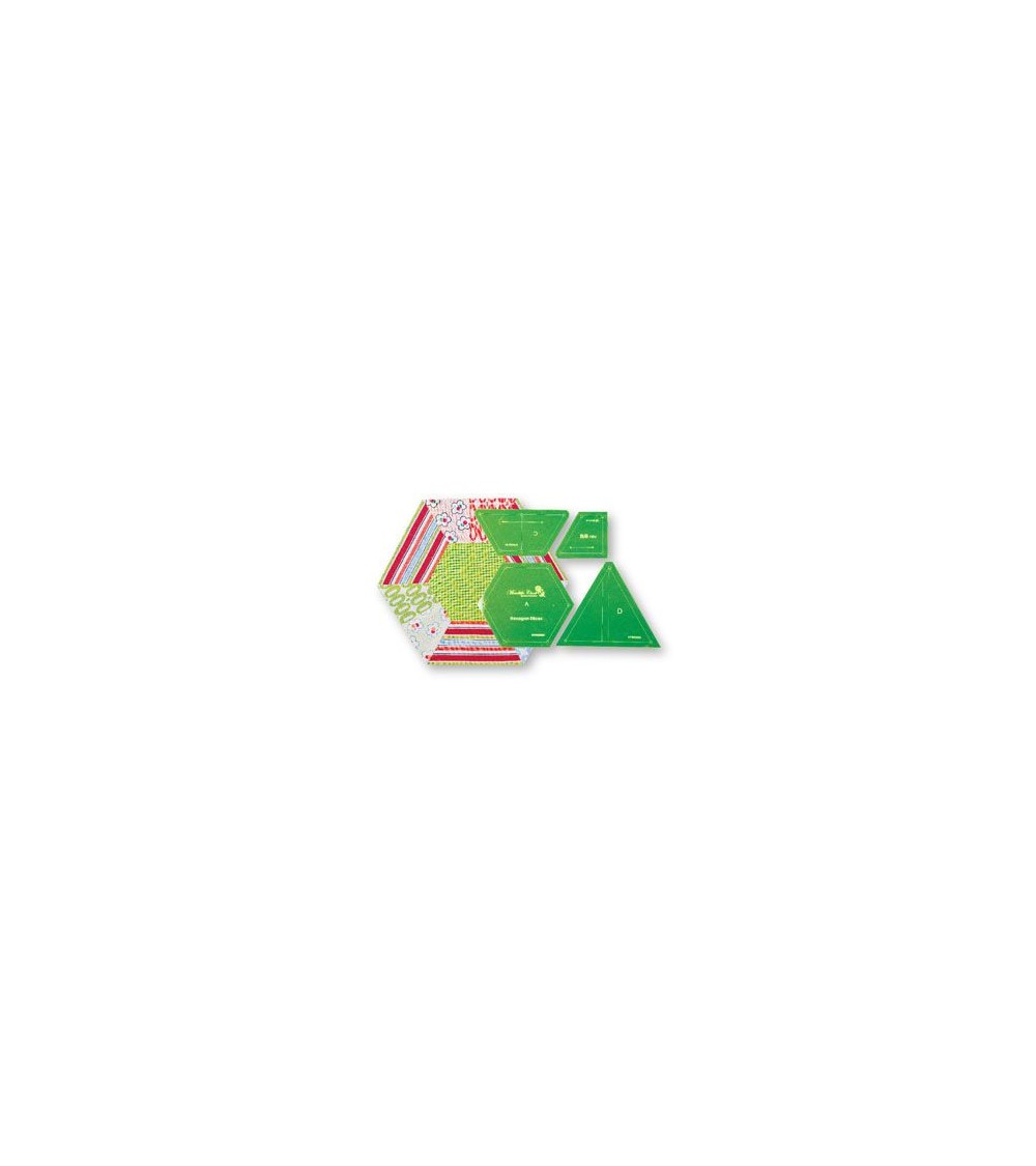 V136 Hexagon Slice blocco 8in.(Set 4pz)