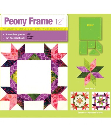 V285 Peony Frame blocco 12in.(Set 5pz)