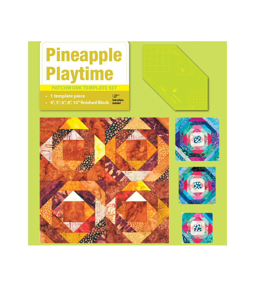 V287 Pineapple Playtime bloc. 4in.-10in.(Set 1pz)