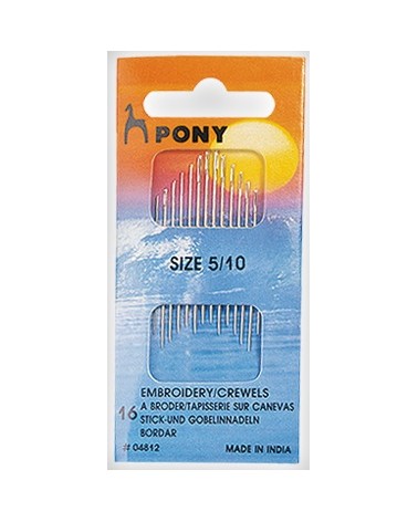 0107060-309 AGHI EMBROIDERY n.3/9 PONY x16pz