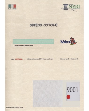 1200143-9001 SBIECO COTONE mm14/4 100CO