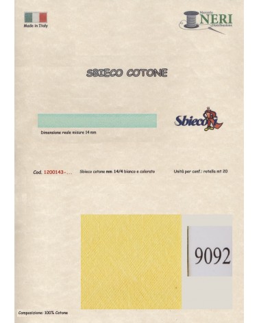 1200143-9092 SBIECO COTONE mm14/4 100CO