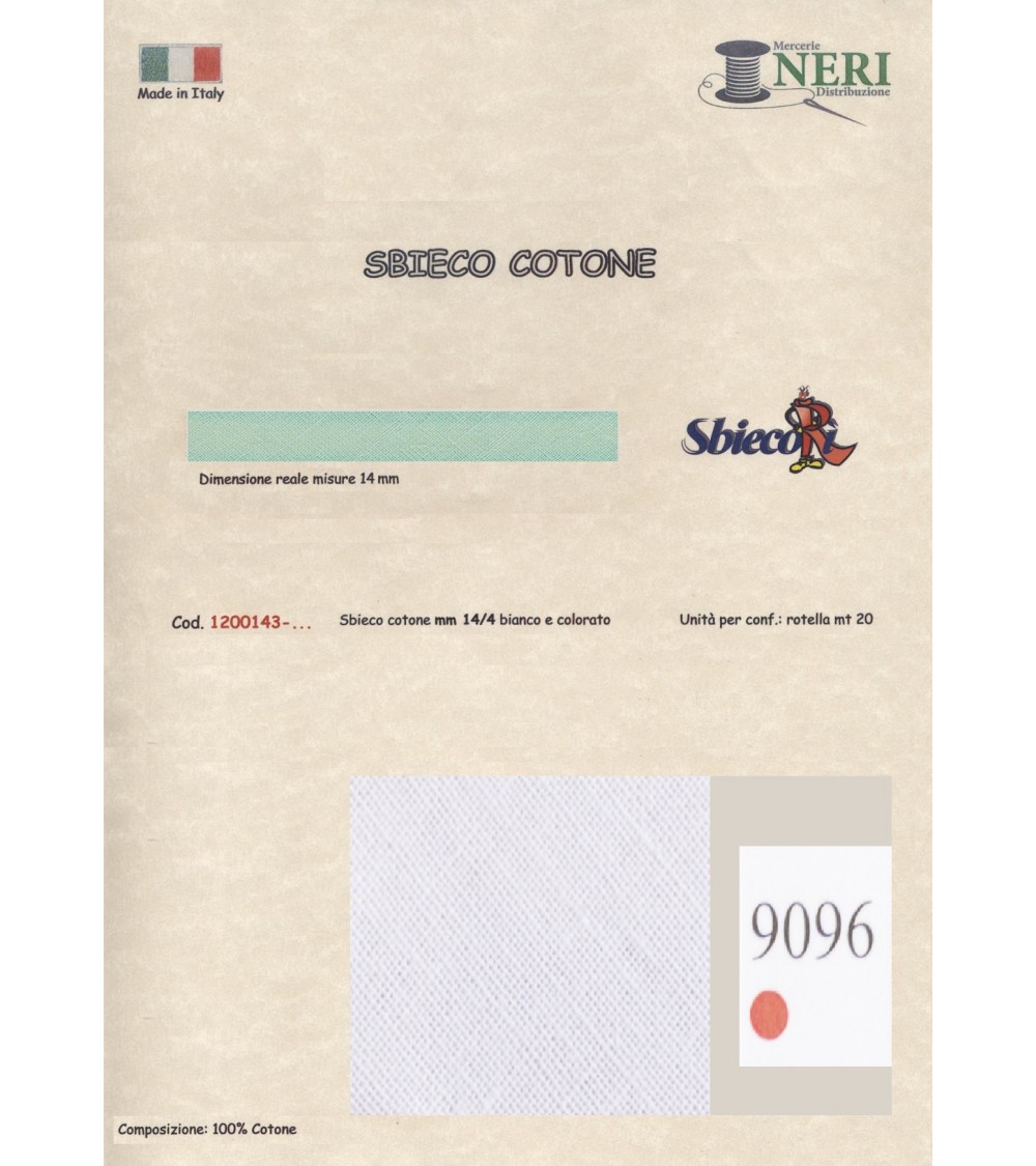 1200143-9096 SBIECO COTONE mm14/4 100CO