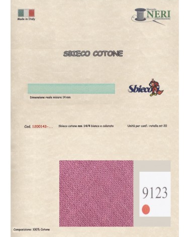 1200143-9123 SBIECO COTONE mm14/4 100CO