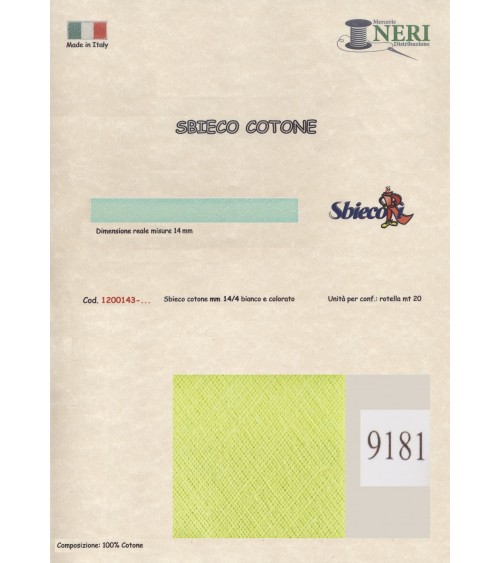 1200143-9181 SBIECO COTONE mm14/4 100CO