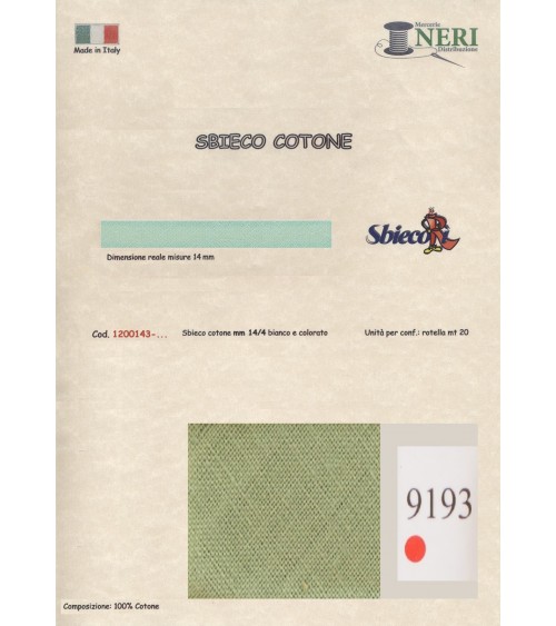 1200143-9193 SBIECO COTONE mm14/4 100CO