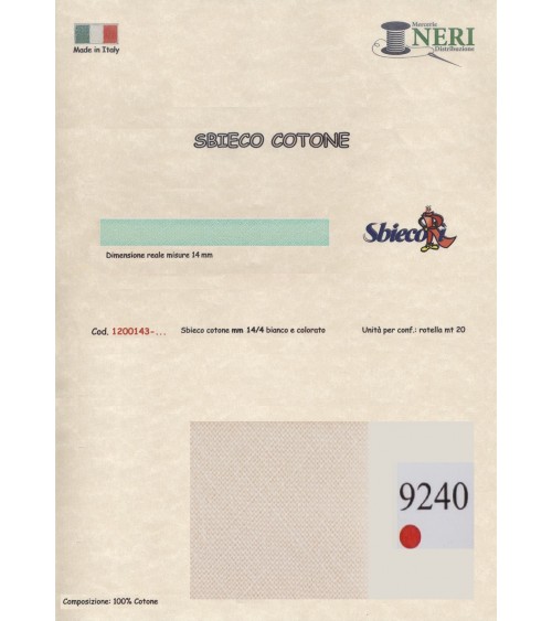 1200143-9240 SBIECO COTONE mm14/4 100CO