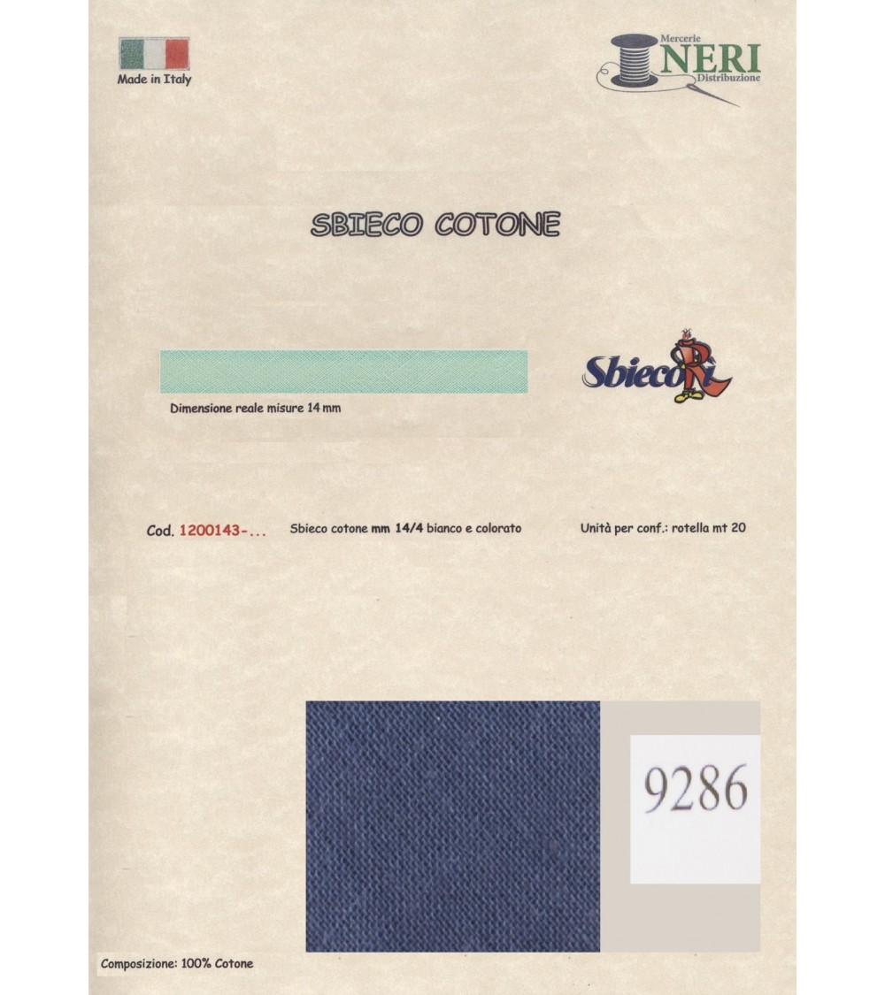 1200143-9286 SBIECO COTONE mm14/4 100CO