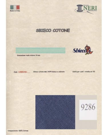1200143-9286 SBIECO COTONE mm14/4 100CO