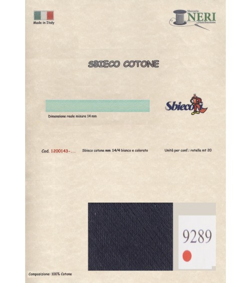 1200143-9289 SBIECO COTONE mm14/4 100CO