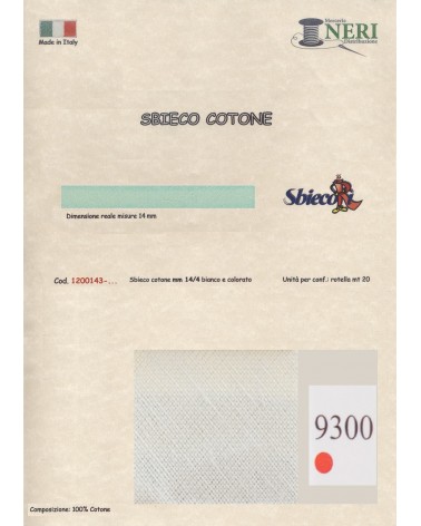 1200143-9300 SBIECO COTONE mm14/4 100CO