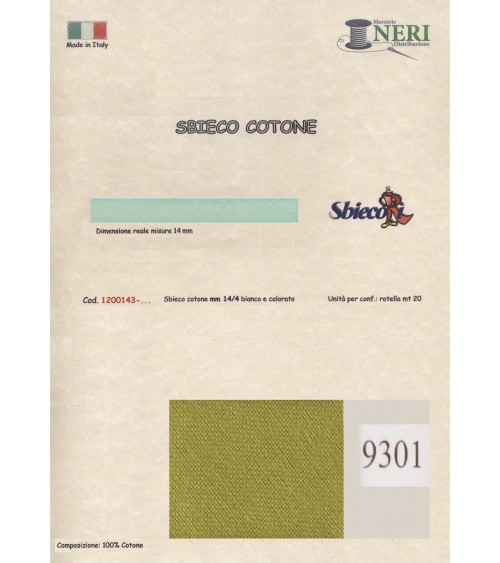 1200143-9301 SBIECO COTONE mm14/4 100CO