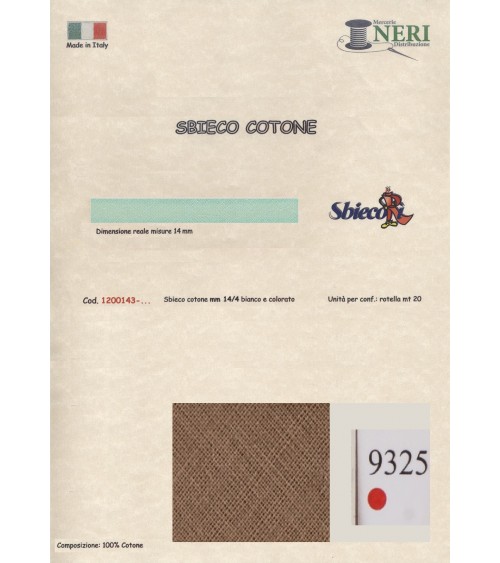 1200143-9325 SBIECO COTONE mm14/4 100CO