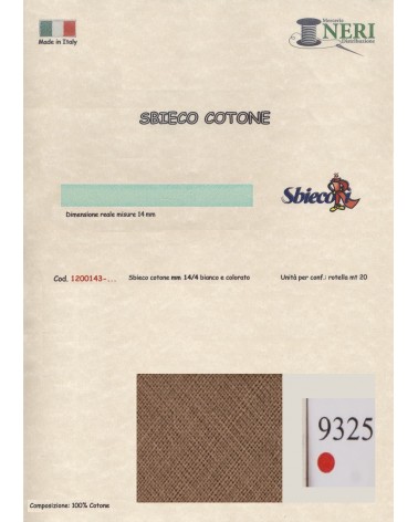 1200143-9325 SBIECO COTONE mm14/4 100CO