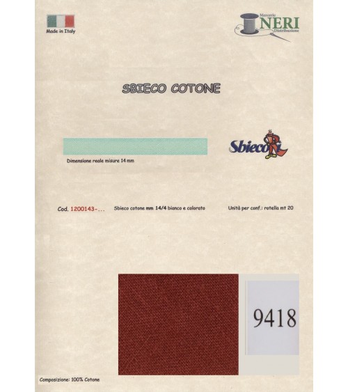 1200143-9418 SBIECO COTONE mm14/4 100CO