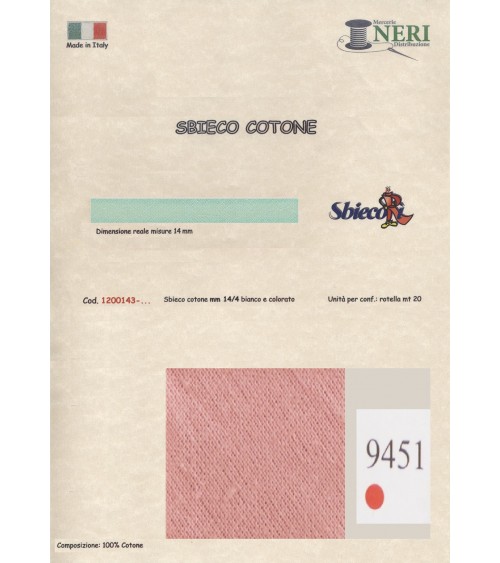 1200143-9451 SBIECO COTONE mm14/4 100CO