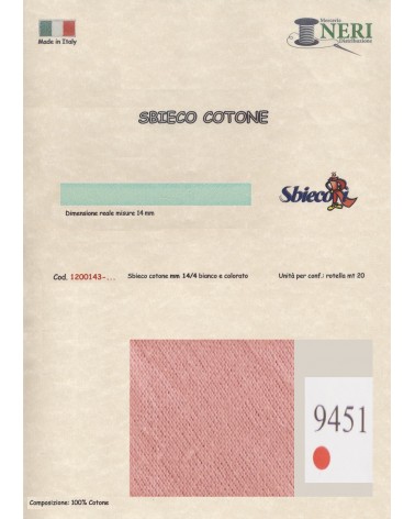 1200143-9451 SBIECO COTONE mm14/4 100CO