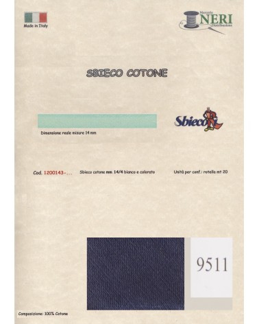 1200143-9511 SBIECO COTONE mm14/4 100CO