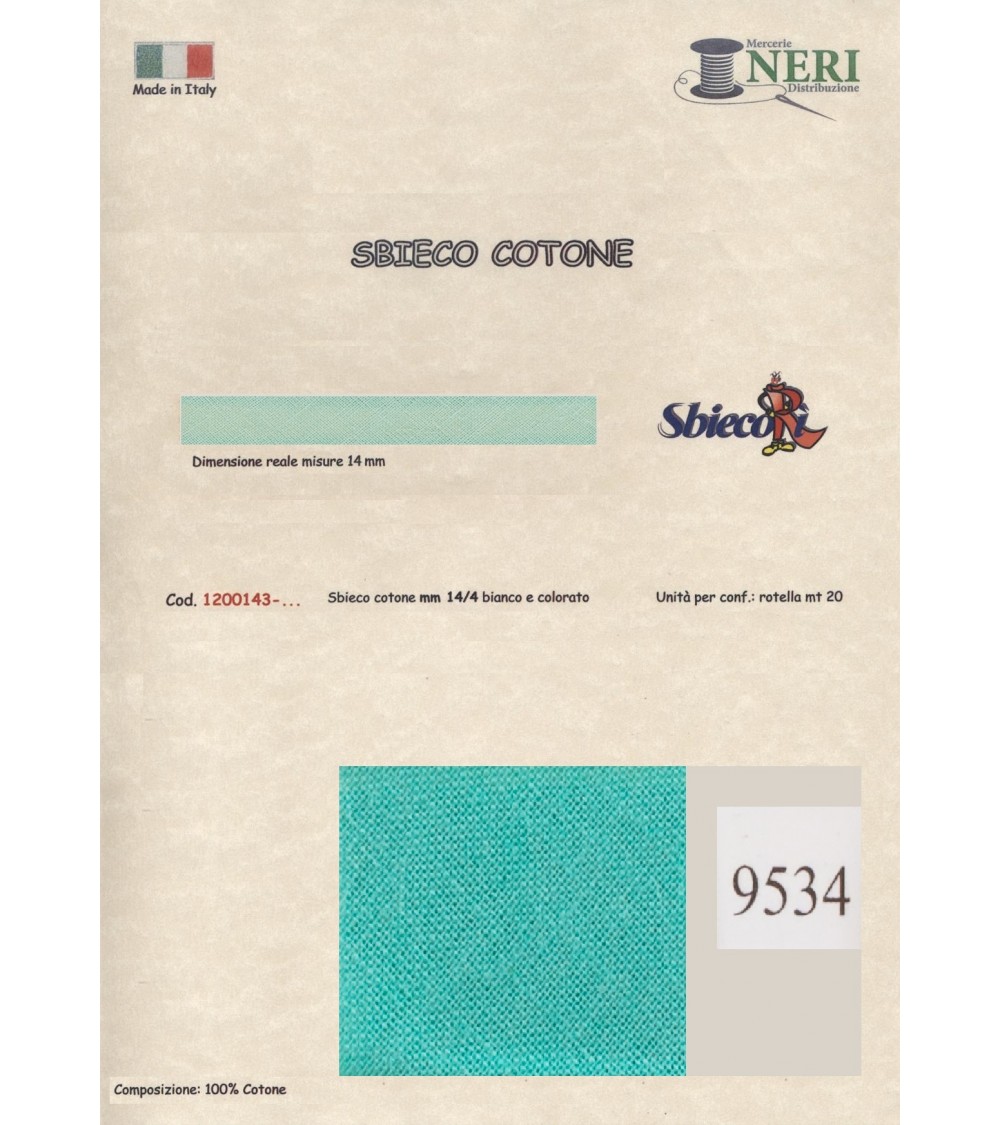 1200143-9534 SBIECO COTONE mm14/4 100CO