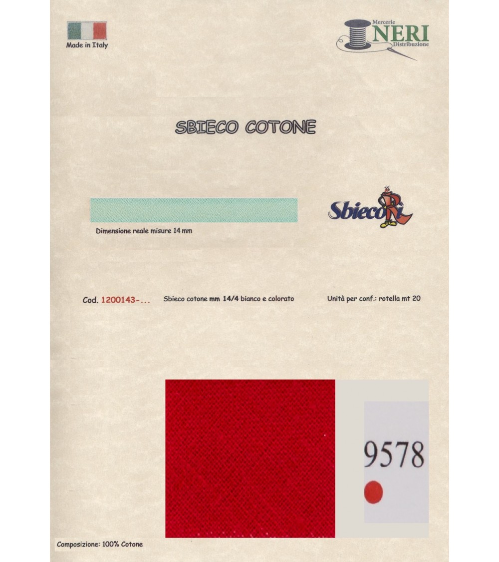 1200143-9578 SBIECO COTONE mm14/4 100CO