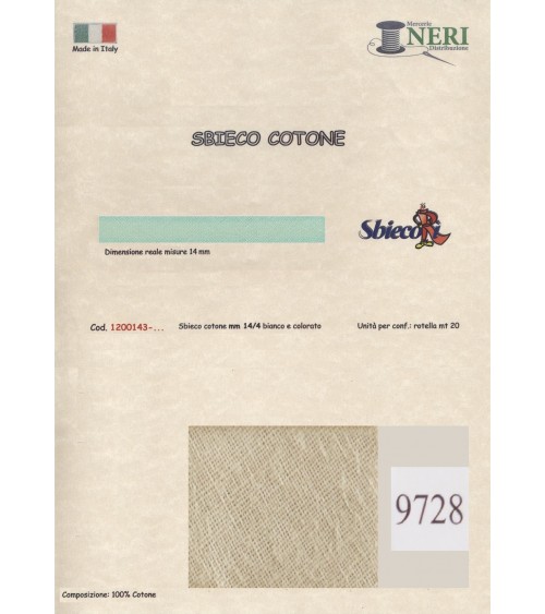 1200143-9728 SBIECO COTONE mm14/4 100CO