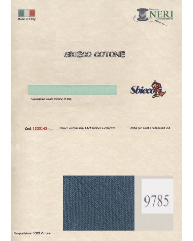 1200143-9785 SBIECO COTONE mm14/4 100CO