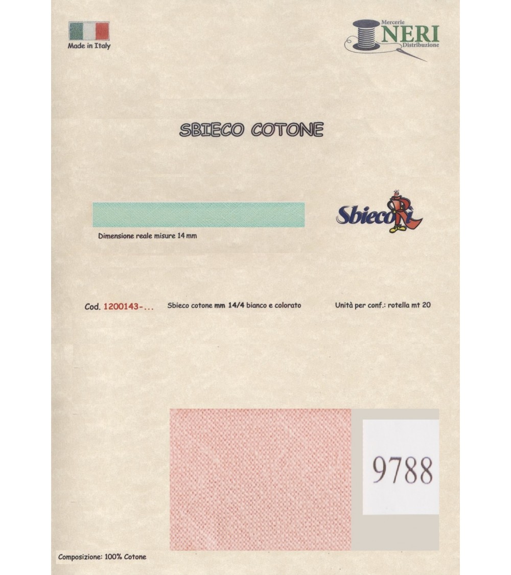 1200143-9788 SBIECO COTONE mm14/4 100CO