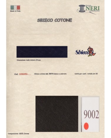 1200253-9002 SBIECO COTONE mm25/5 100CO