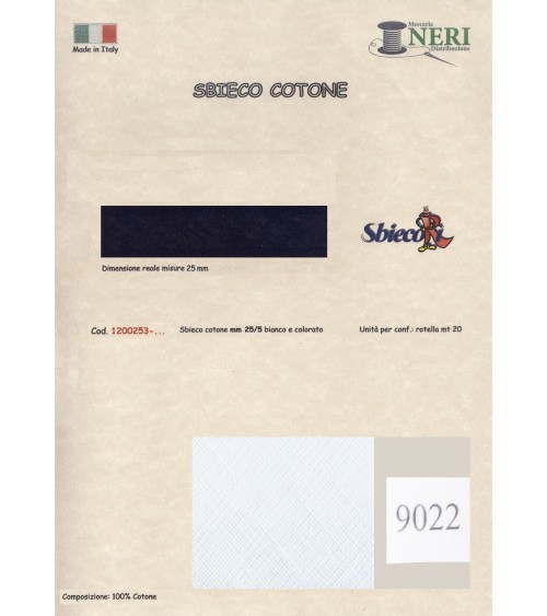 1200253-9022 SBIECO COTONE mm25/5 100CO