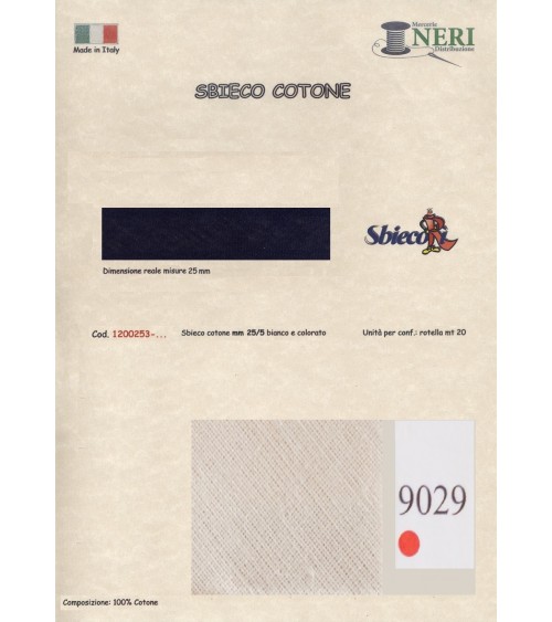 1200253-9029 SBIECO COTONE mm25/5 100CO