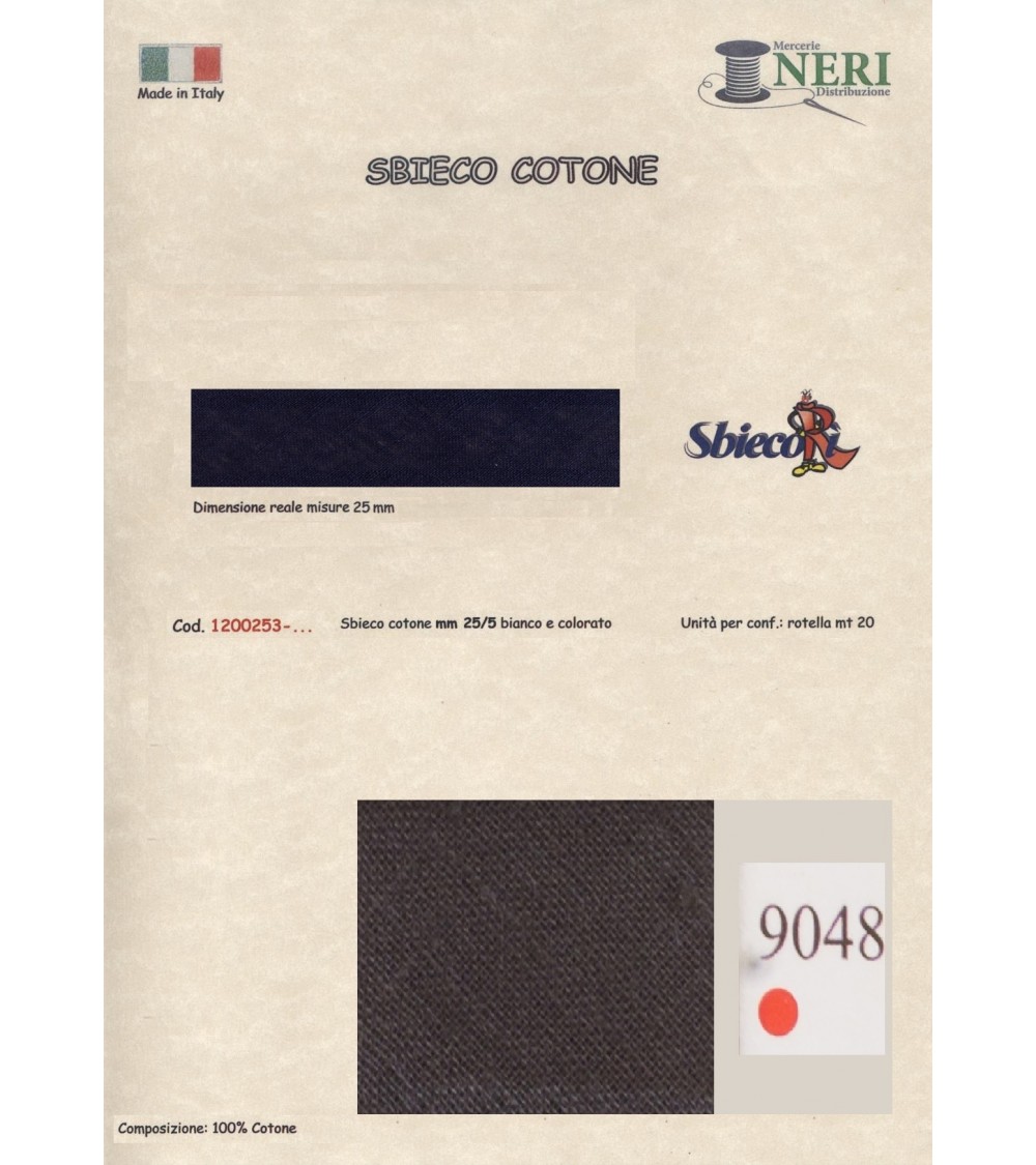 1200253-9048 SBIECO COTONE mm25/5 100CO
