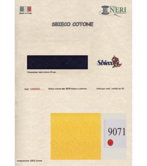 1200253-9071 SBIECO COTONE mm25/5 100CO