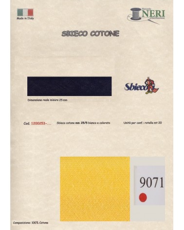 1200253-9071 SBIECO COTONE mm25/5 100CO