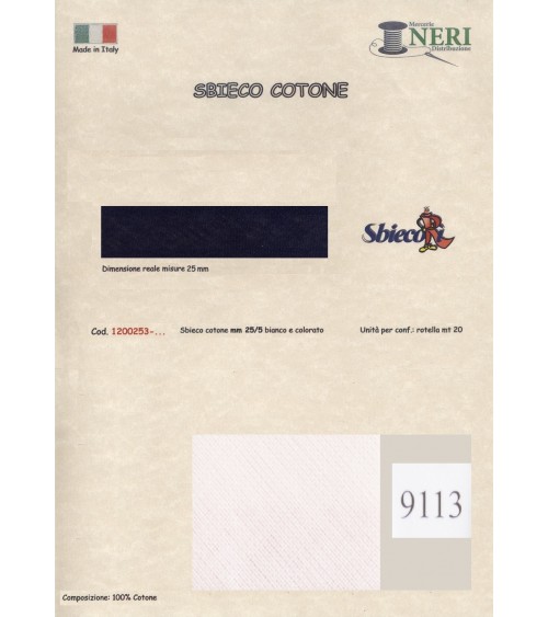 1200253-9113 SBIECO COTONE mm25/5 100CO