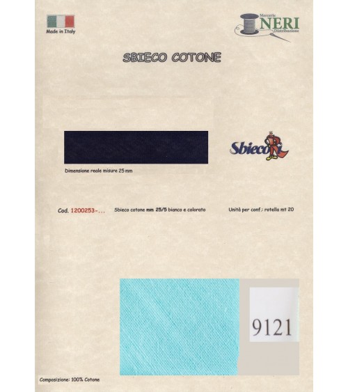 1200253-9121 SBIECO COTONE mm25/5 100CO