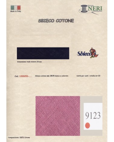 1200253-9123 SBIECO COTONE mm25/5 100CO