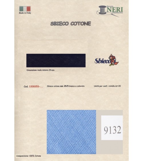 1200253-9132 SBIECO COTONE mm25/5 100CO