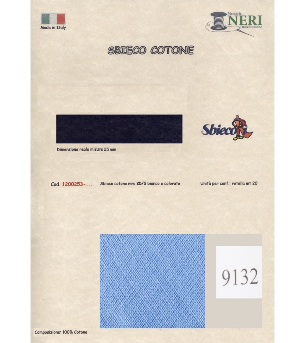 1200253-9132 SBIECO COTONE mm25/5 100CO