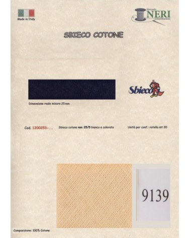 1200253-9139 SBIECO COTONE mm25/5 100CO