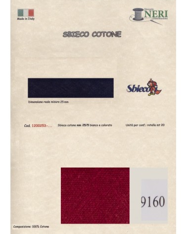 1200253-9160 SBIECO COTONE mm25/5 100CO