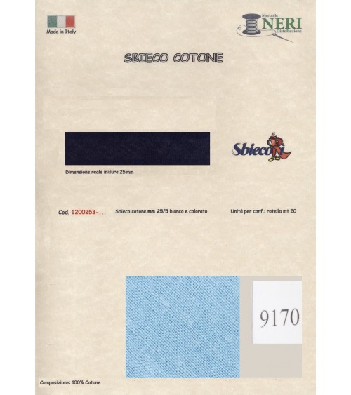 1200253-9170 SBIECO COTONE mm25/5 100CO