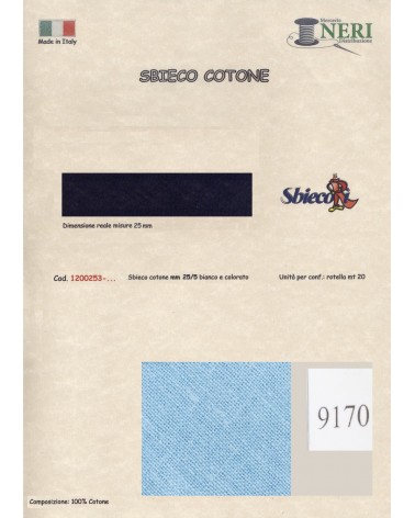 1200253-9170 SBIECO COTONE mm25/5 100CO