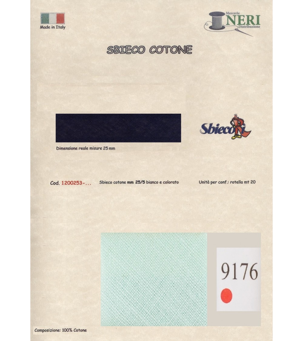 1200253-9176 SBIECO COTONE mm25/5 100CO