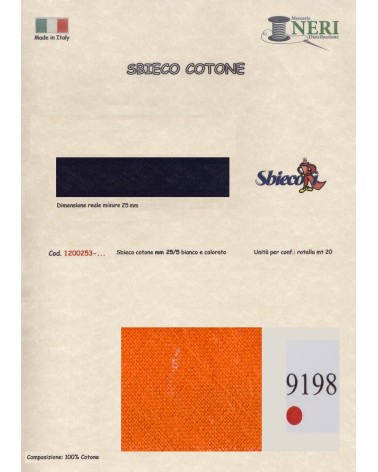 1200253-9198 SBIECO COTONE mm25/5 100CO