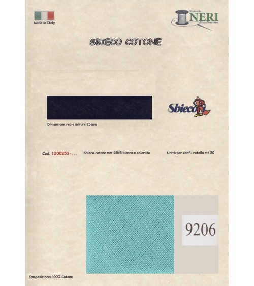 1200253-9206 SBIECO COTONE mm25/5 100CO