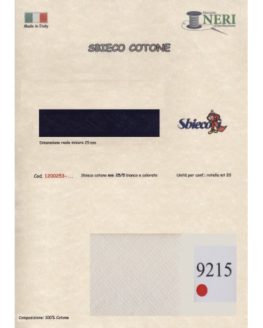 1200253-9215 SBIECO COTONE mm25/5 100CO